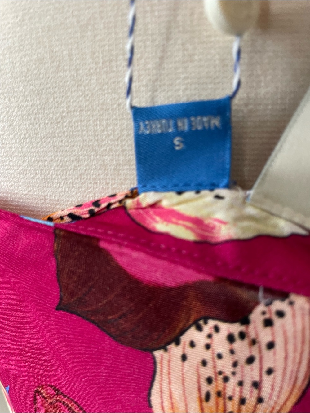 FARM Rio Fuchsia Floral Maxi Dress with Yellow & Blue Accents - Picture 6 of 11